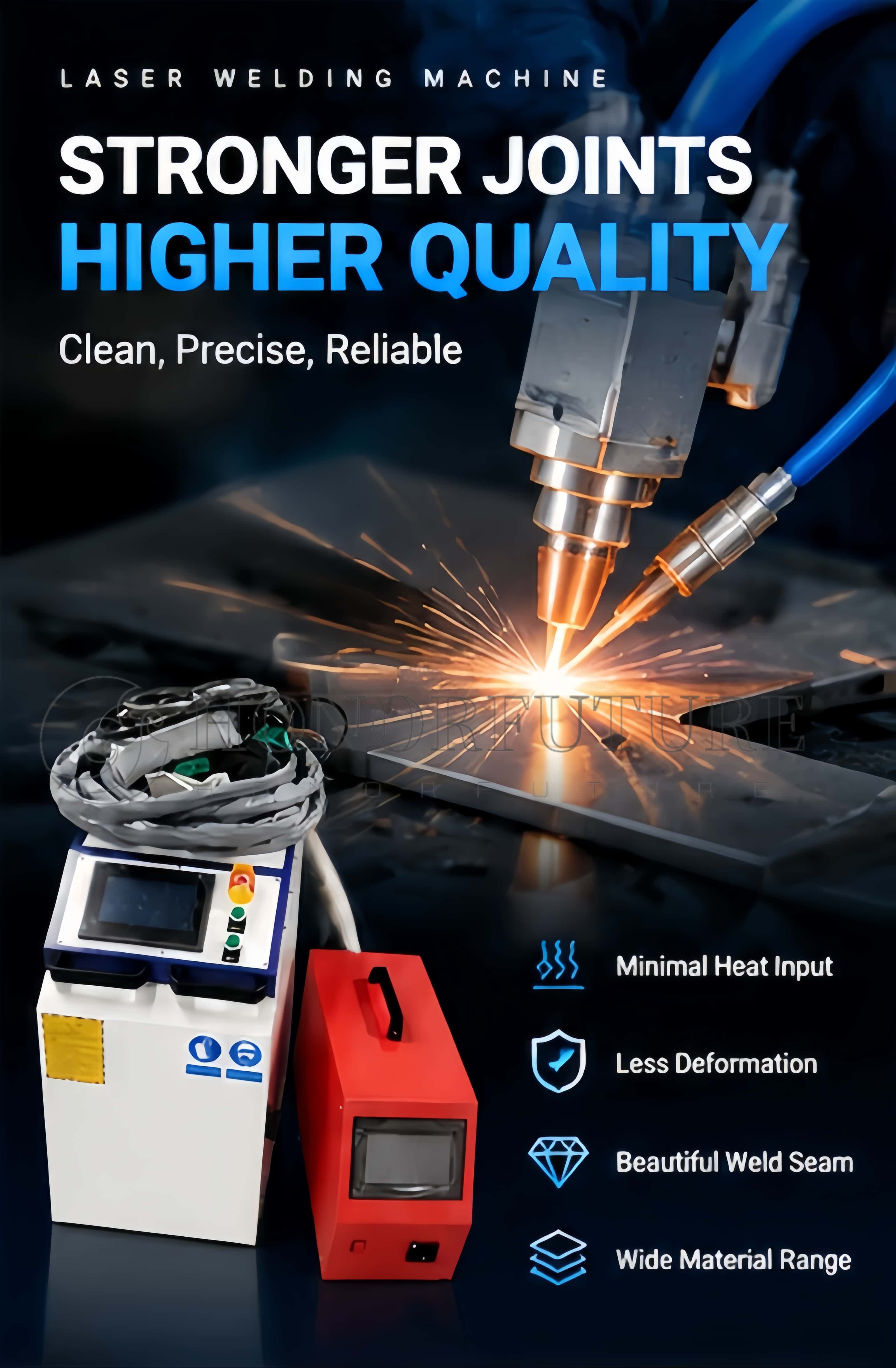 Fiber Laser Cleaning Machine 1000W - Machine laser à fibre portable 4
