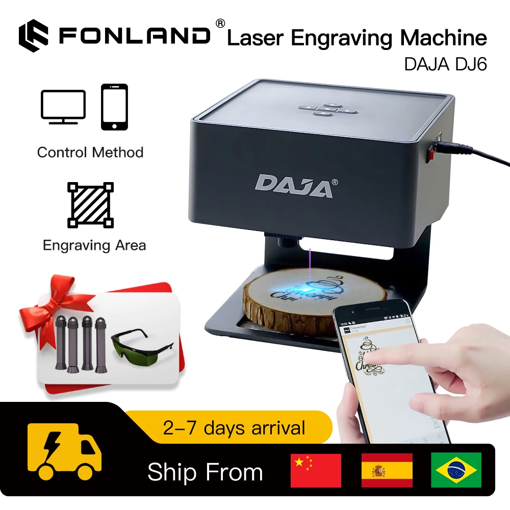 Fiber Laser Marking Machine 20W - DAAlbanLaser Engraver CNC DIY DJ6 Laser