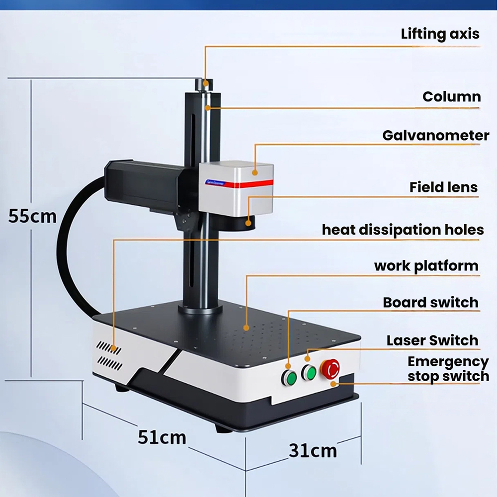 Fiber Laser Marking Machine 20W - Machine de marquage laser à fibre