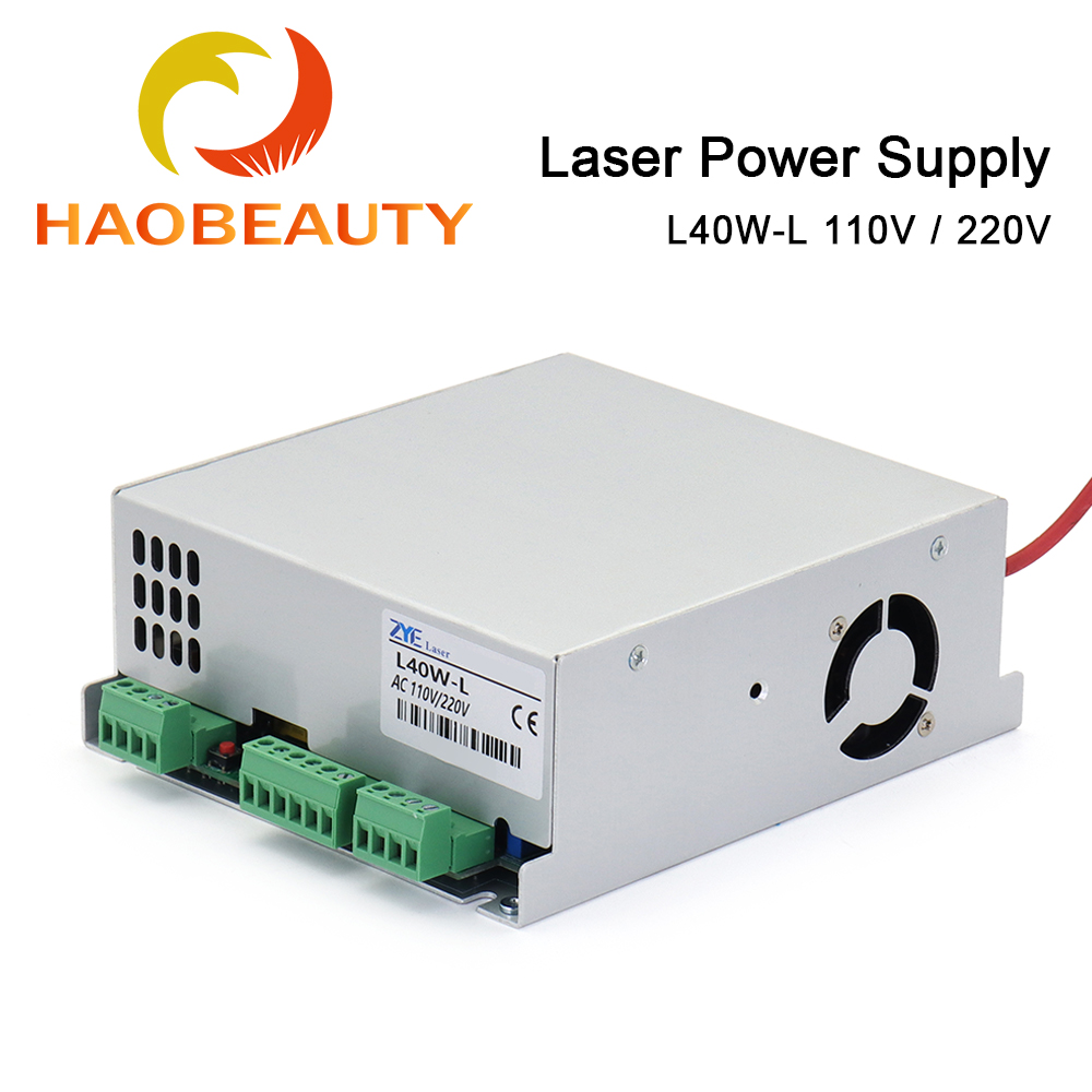 Laser Engraver 40W Co2 - HAOBEAUTY MYJG-40 CO2 Laser Alimentation 40W
