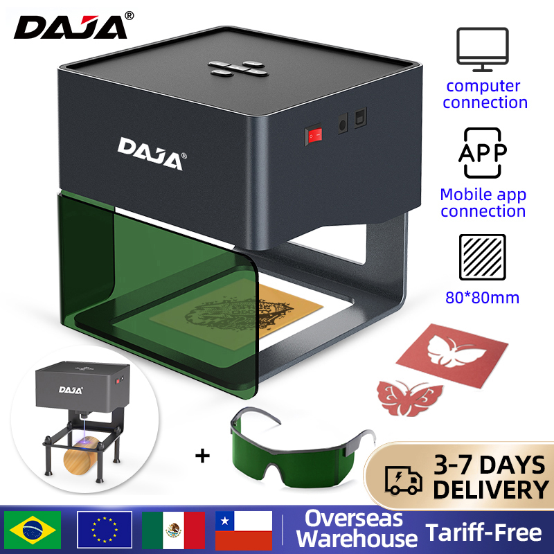Fiber Laser Marking Machine 20W - DAJA DJ6 Mini graveur Laser Portable