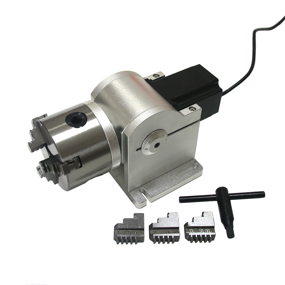 Laser Marking Machine Rotary Axis - Mandrin à 3 griffes à axe