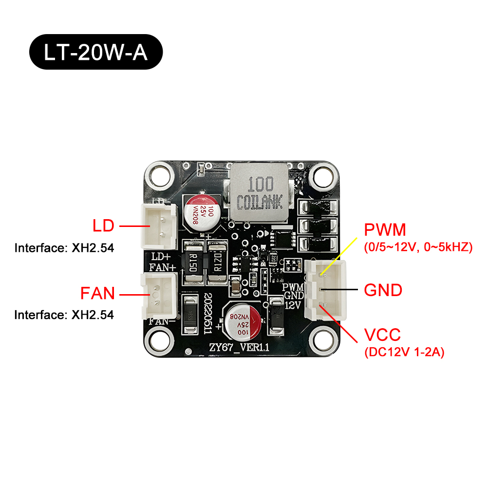 Laser arbre 20W 40W 80W pilote - Laser Engraver 20W Diode avis et prix