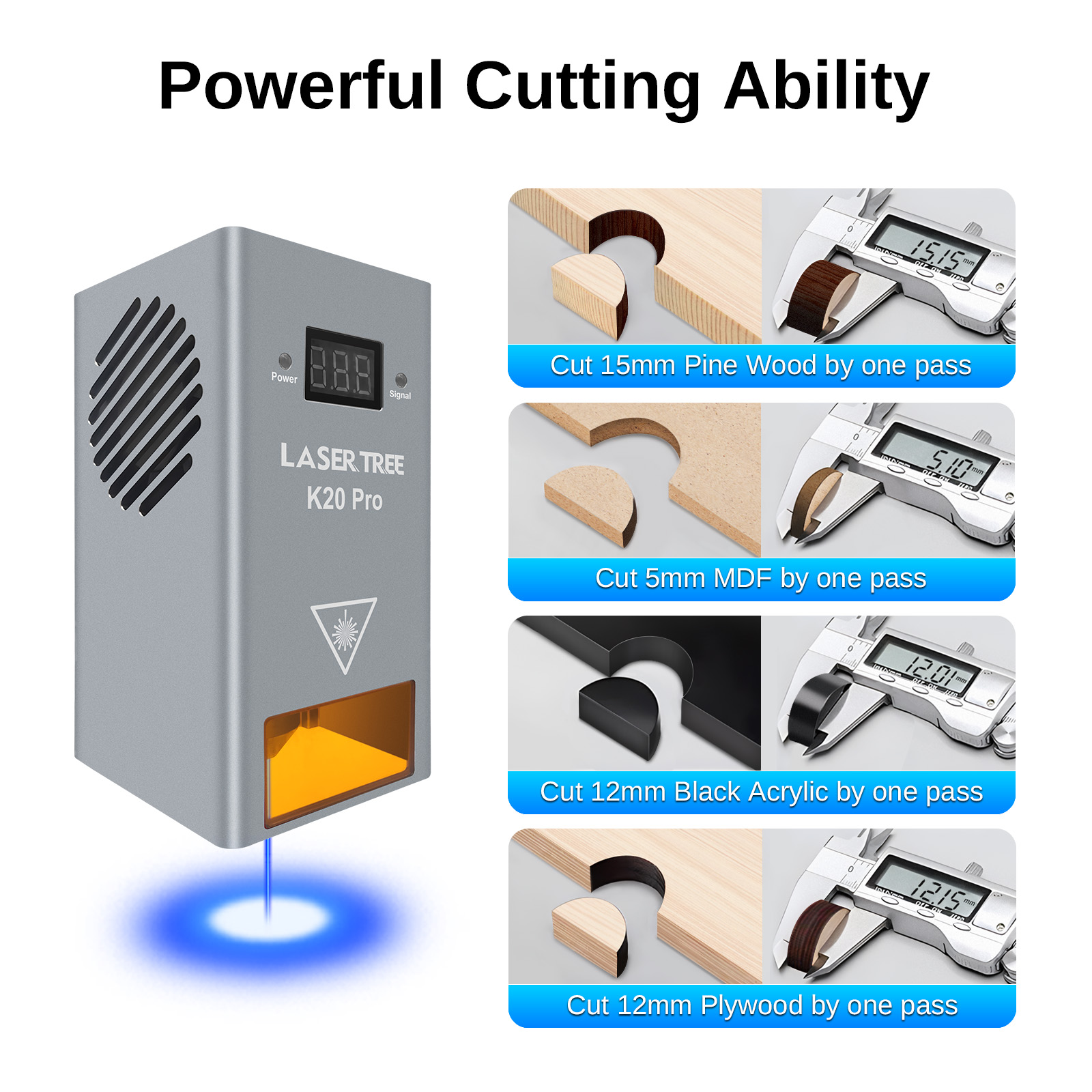 Tête Laser à puissance optique - Laser Engraver 20W Diode avis et prix
