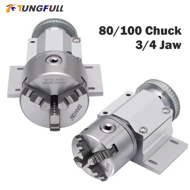 Mandrin à 3 mâchoires 100mm 80 - Laser Marking Machine Rotary Axis avis et prix