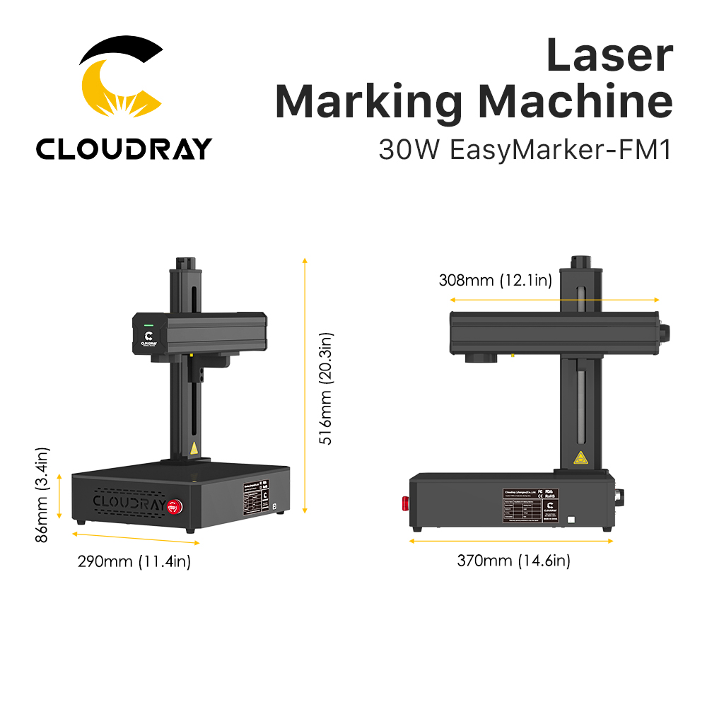 Cloudray 30W 50W Machine de ma - Fiber Laser Marking 30W Jewelry avis et prix