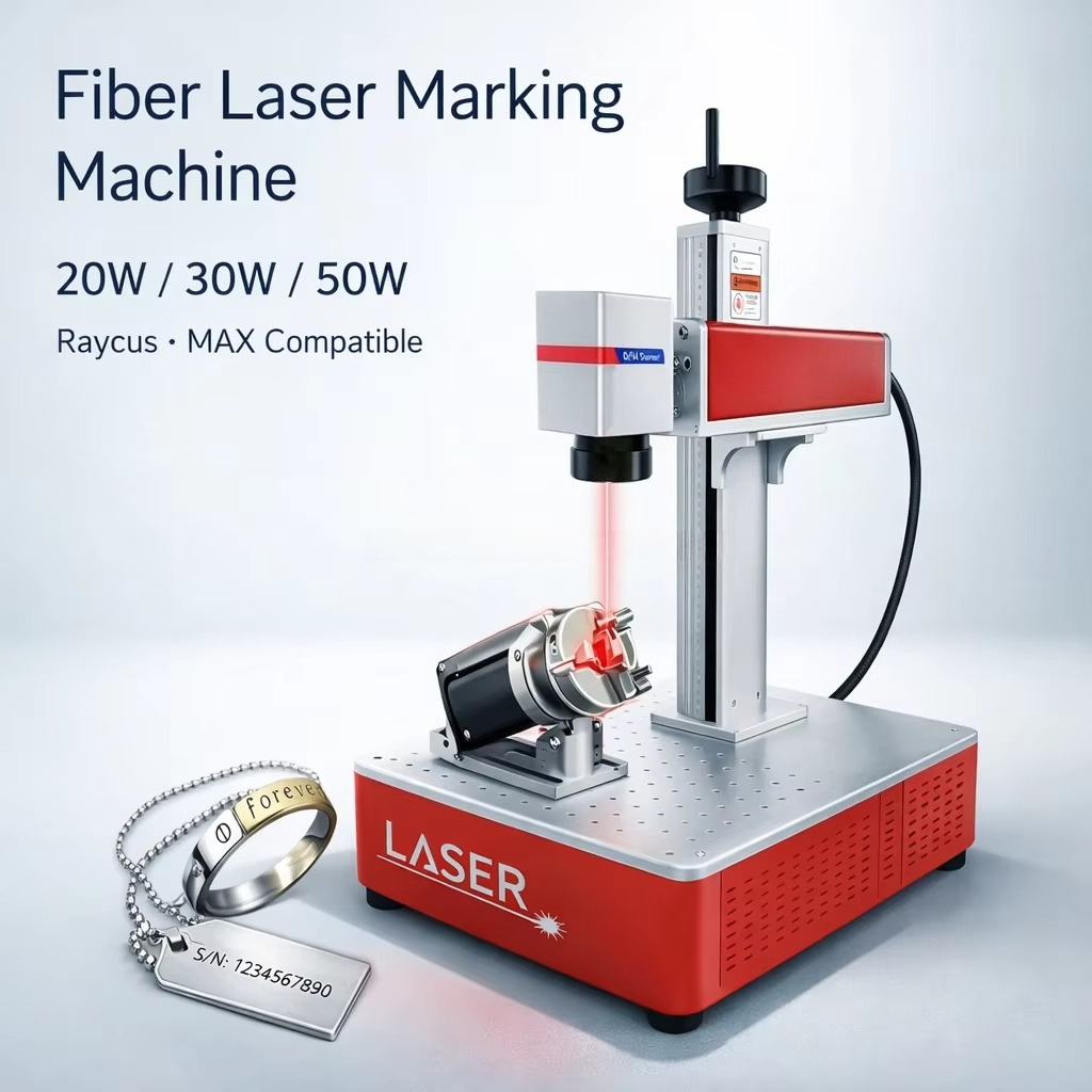 Graveur laser à fibre de burea - Fiber Laser Marking 30W Jewelry avis et prix