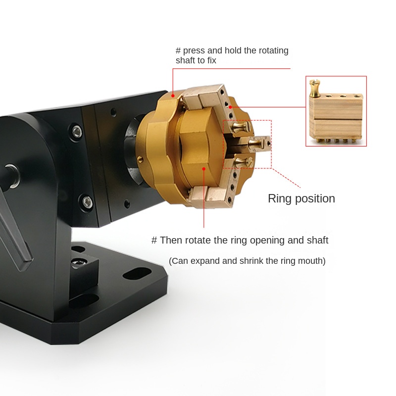 Axe rotatif de bijoux d'anneau - Laser Marking Machine Rotary Axis avis et prix